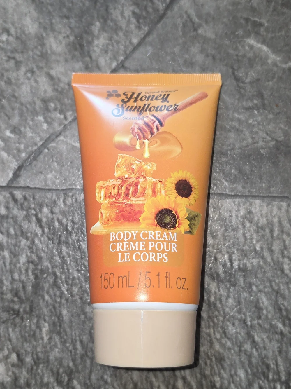 Crystal Waters Honey Sunflower Body Cream - 5.1 Fl oz BNIB
